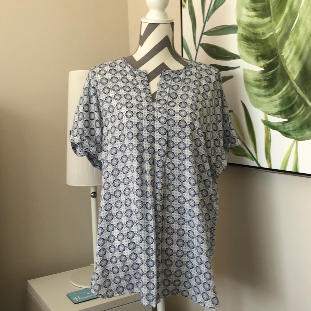 MAX STUDIO Blue Blouse